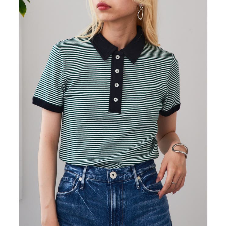 グリーン | Prib Polo shirts | SETUP7【WOMEN】