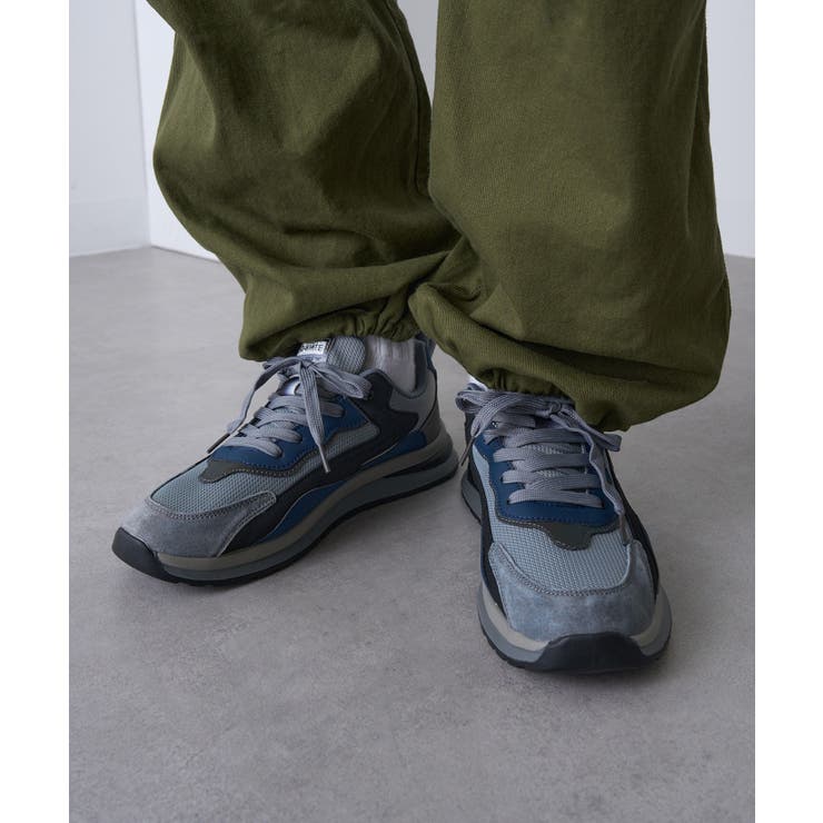 グレー | 【SETUP7】ミッドクラシックテックスニーカー KNF-TP | SETUP7【MEN】