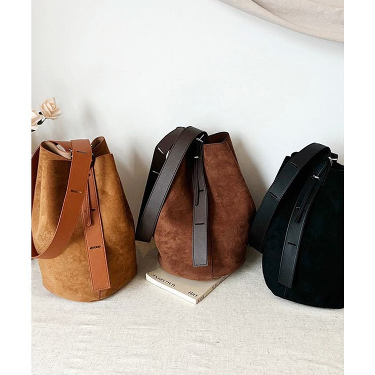 SETUP7】スエード調ワンショルダーバッグ KNF[品番：TTMW0002943