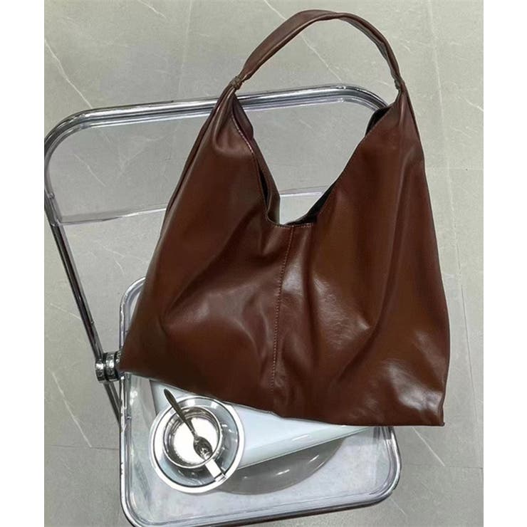 ブラウン | 【SETUP7】大容量肩掛けトートバッグ KNF144 | SETUP7【WOMEN】