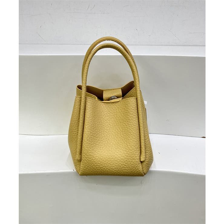 イエロー | 【SETUP7】ソフトレザーバスケットバッグKNF144 | SETUP7【WOMEN】