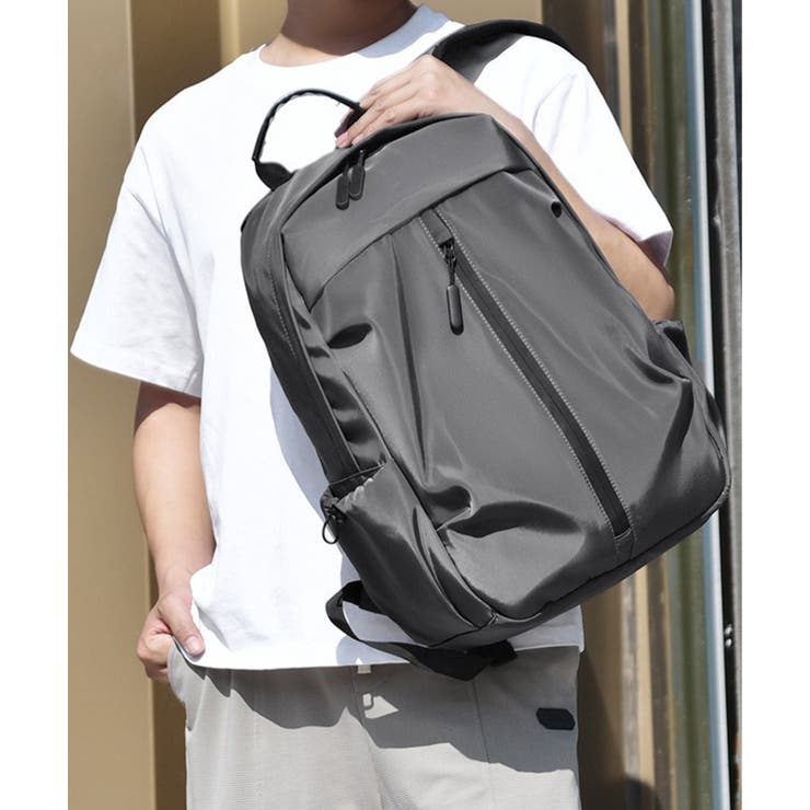 グレー | 【SETUP7】ナイロンビッグファスナーバックパック KNF149 | SETUP7【MEN】