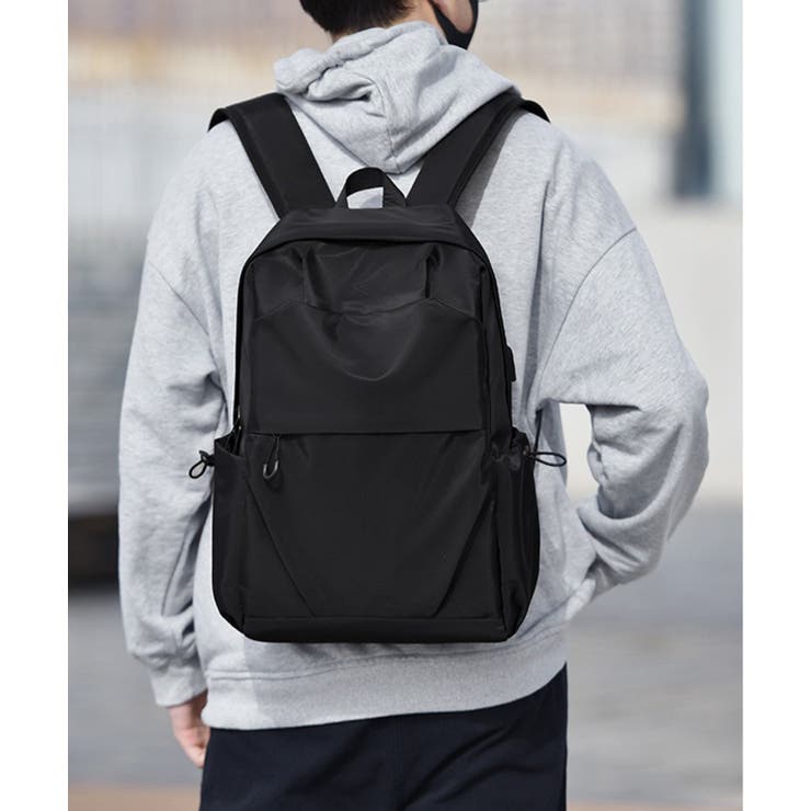 ブラック | 【SETUP7】キャリーオンベルト付きバックパック KNF149 | SETUP7【MEN】