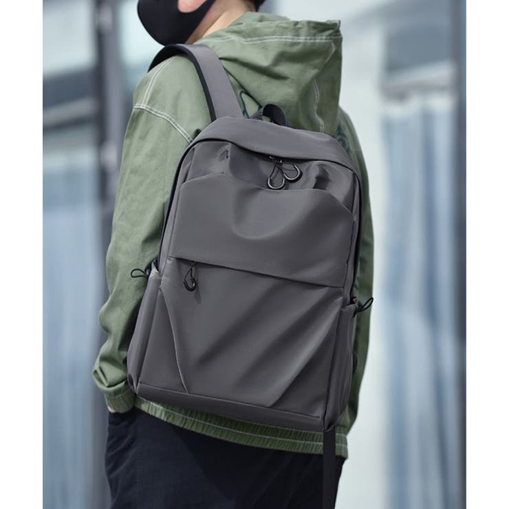 グレー | 【SETUP7】キャリーオンベルト付きバックパック KNF149 | SETUP7【MEN】