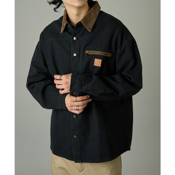 【SETUP7】襟配色ハンティングジャケットKNF144 | SETUP7【MEN】 | 詳細画像3 