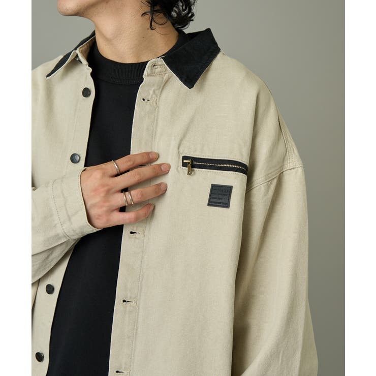 【SETUP7】襟配色ハンティングジャケットKNF144 | SETUP7【MEN】 | 詳細画像9 