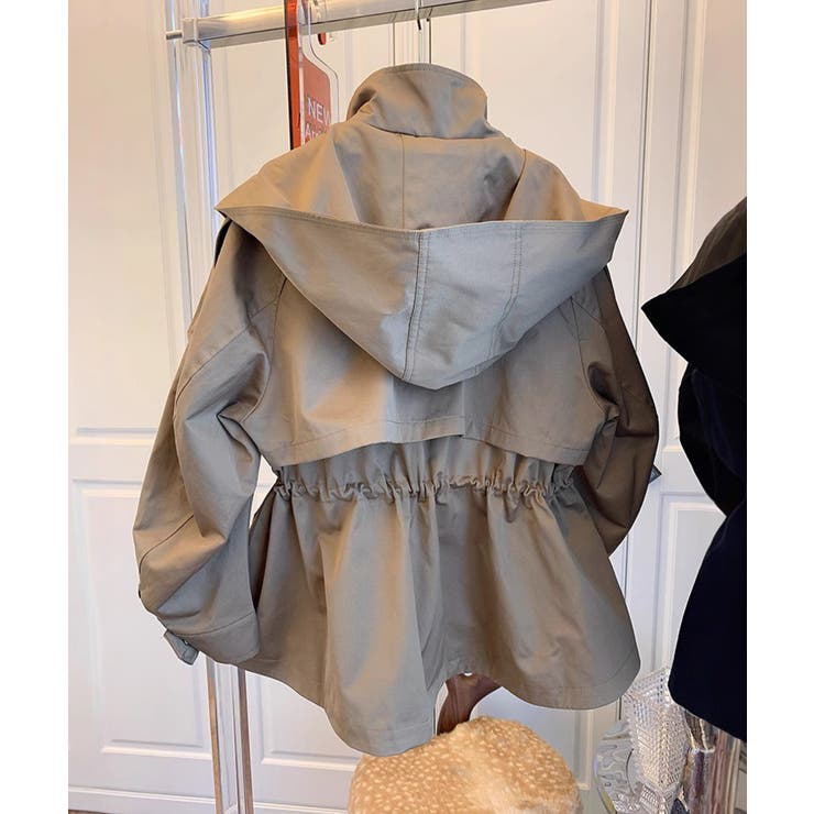 【SETUP7】クロップドギャザーフードジャケットKNF144 | SETUP7【WOMEN】 | 詳細画像2 