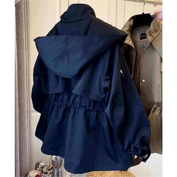 【SETUP7】クロップドギャザーフードジャケットKNF144 | SETUP7【WOMEN】 | 詳細画像5 