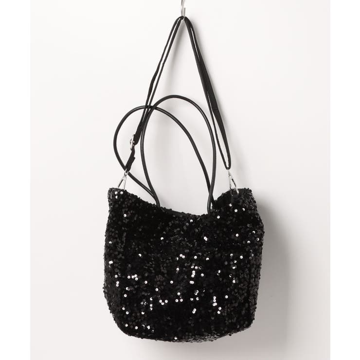 大容量スパンコールラメトートバッグ 2WAYショルダーバッグ KNF151 | SETUP7【WOMEN】 | 詳細画像3 