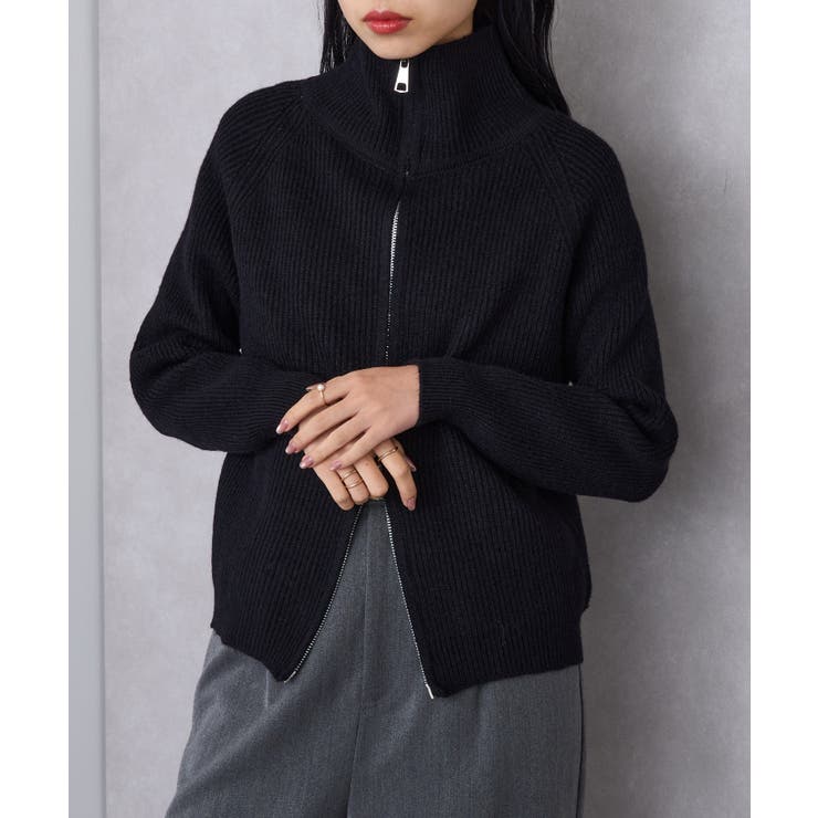 ブラック | 【SETUP7】ドライバーズニット KNF151 | SETUP7【WOMEN】