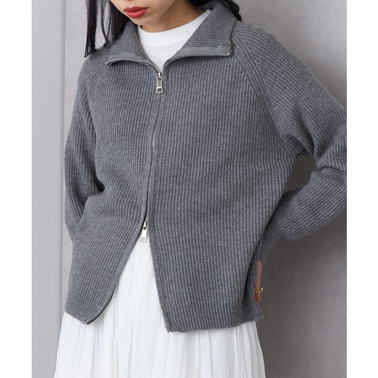 グレー | 【SETUP7】ドライバーズニット KNF151 | SETUP7【WOMEN】