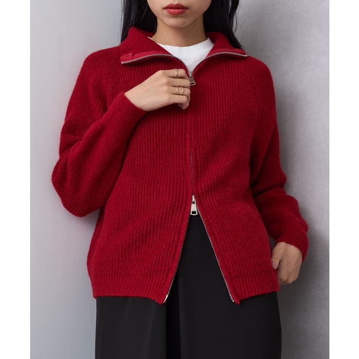 ワイン | 【SETUP7】ドライバーズニット KNF151 | SETUP7【WOMEN】