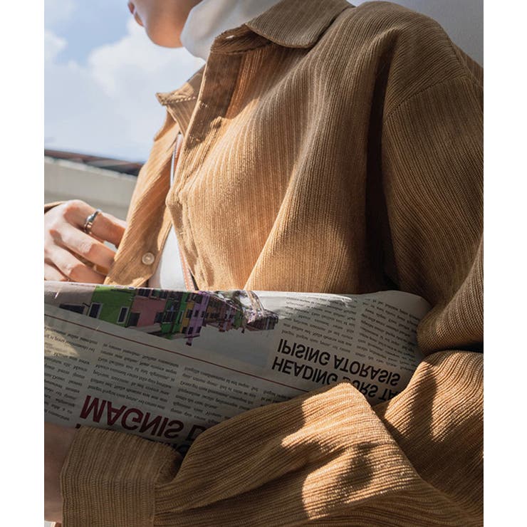 【SETUP7】ベロアコーデュロイ長袖シャツ KNF149 | SETUP7【WOMEN】 | 詳細画像4