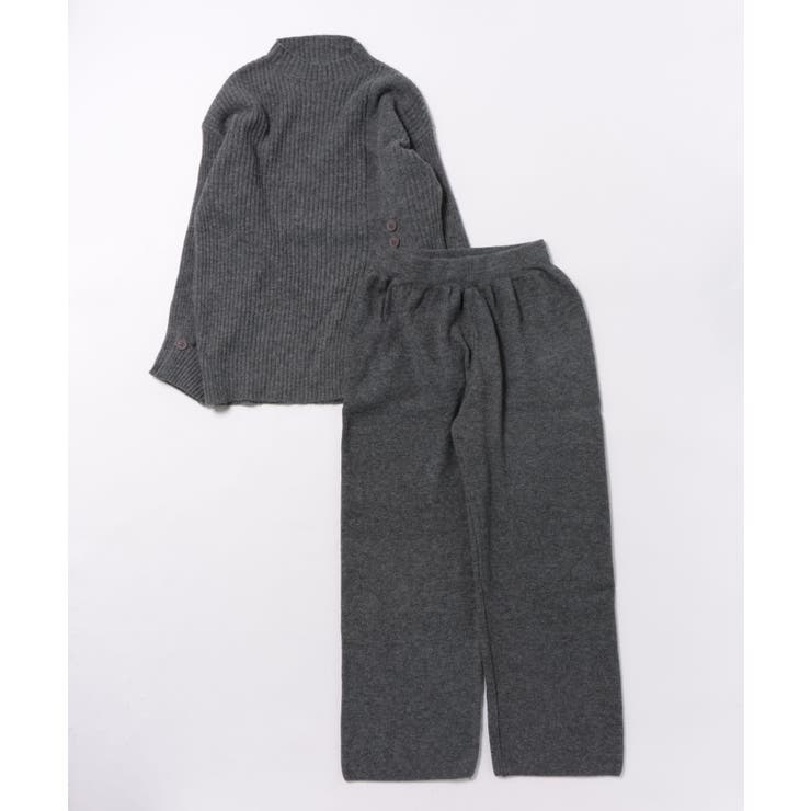 【SETUP7】サイドスリットリブニットセットアップ KNF151 | SETUP7【WOMEN】 | 詳細画像4 