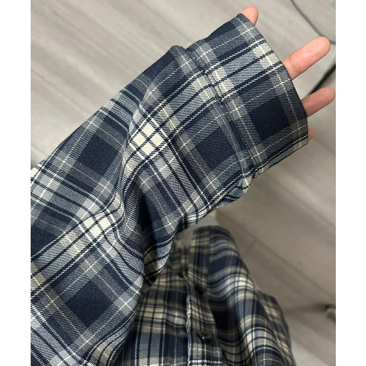 【SETUP7】カジュアルオーバーチェックシャツ  KNF151 | SETUP7【WOMEN】 | 詳細画像5 