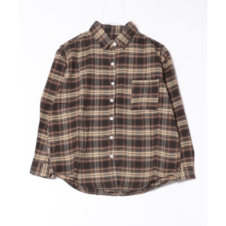 【SETUP7】カジュアルオーバーチェックシャツ  KNF151 | SETUP7【WOMEN】 | 詳細画像7 