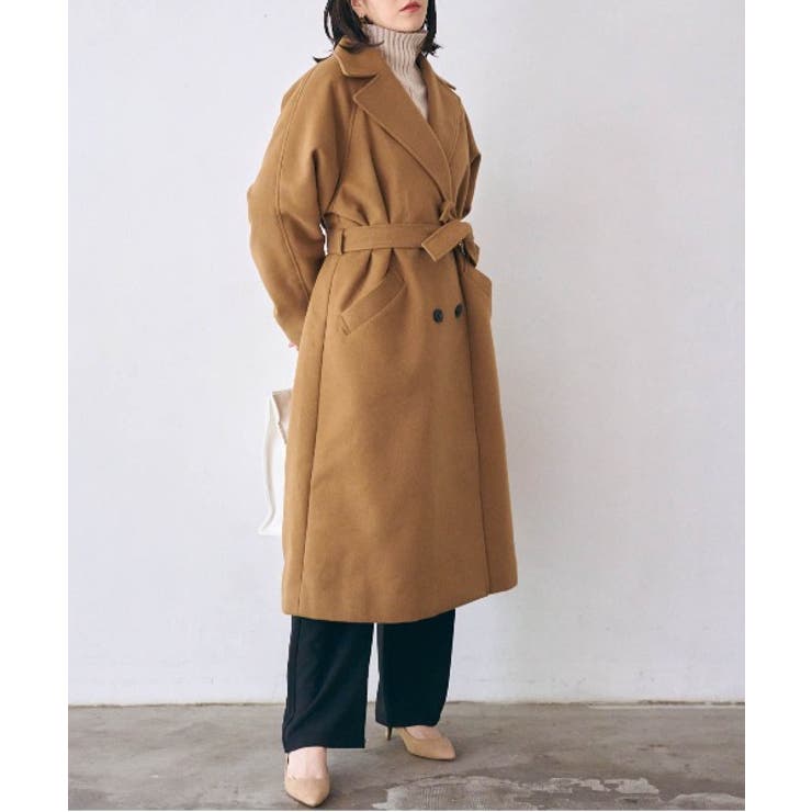ベルテッドダブルチェスターオーバーシルエット コート STYLE