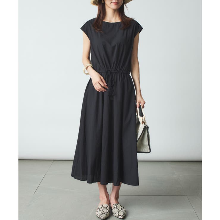 【SETUP7】コットンフレンチスリーブマキシ丈ワンピース SCCH14 | SETUP7【WOMEN】 | 詳細画像14 