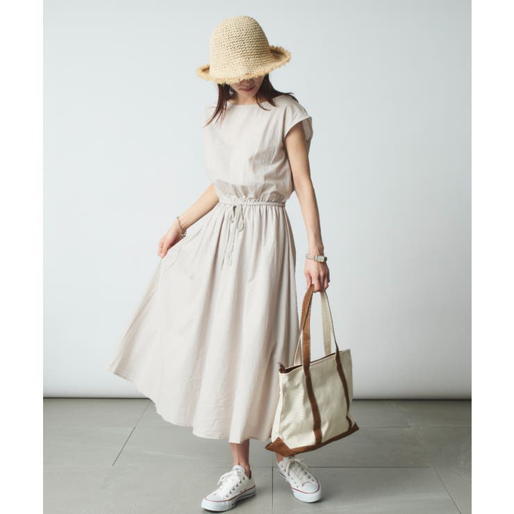 【SETUP7】コットンフレンチスリーブマキシ丈ワンピース SCCH14 | SETUP7【WOMEN】 | 詳細画像19 