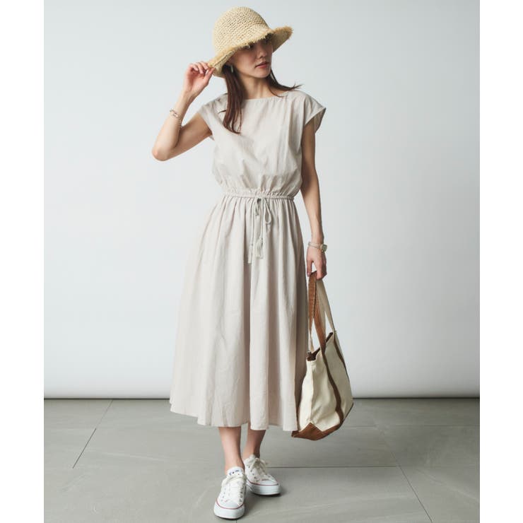 【SETUP7】コットンフレンチスリーブマキシ丈ワンピース SCCH14 | SETUP7【WOMEN】 | 詳細画像20 