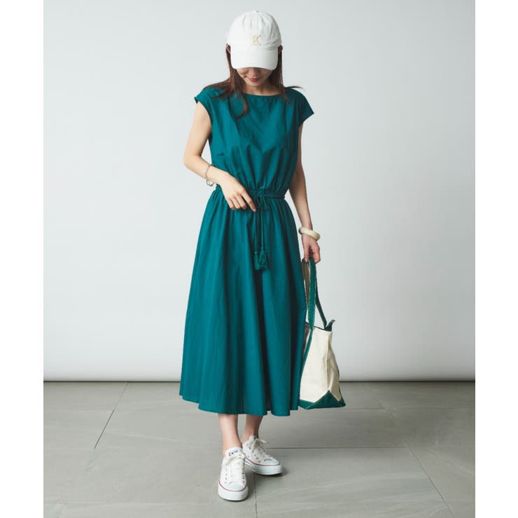 【SETUP7】コットンフレンチスリーブマキシ丈ワンピース SCCH14 | SETUP7【WOMEN】 | 詳細画像3 