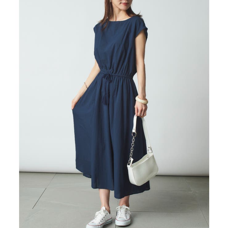 【SETUP7】コットンフレンチスリーブマキシ丈ワンピース SCCH14 | SETUP7【WOMEN】 | 詳細画像38 