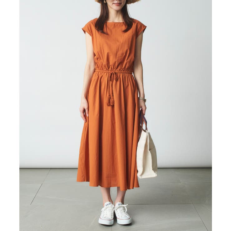 【SETUP7】コットンフレンチスリーブマキシ丈ワンピース SCCH14 | SETUP7【WOMEN】 | 詳細画像44 