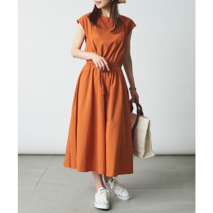 【SETUP7】コットンフレンチスリーブマキシ丈ワンピース SCCH14 | SETUP7【WOMEN】 | 詳細画像45 