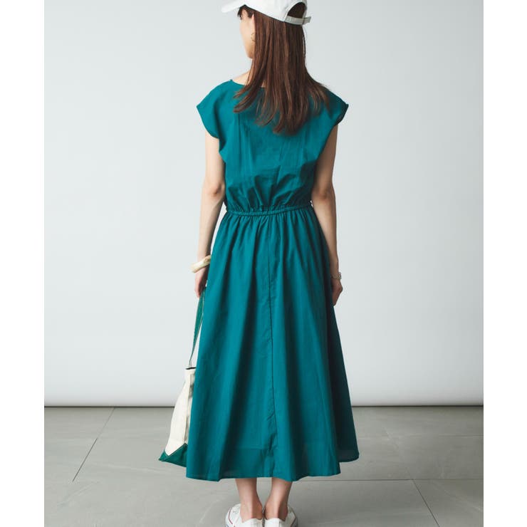 【SETUP7】コットンフレンチスリーブマキシ丈ワンピース SCCH14 | SETUP7【WOMEN】 | 詳細画像5 