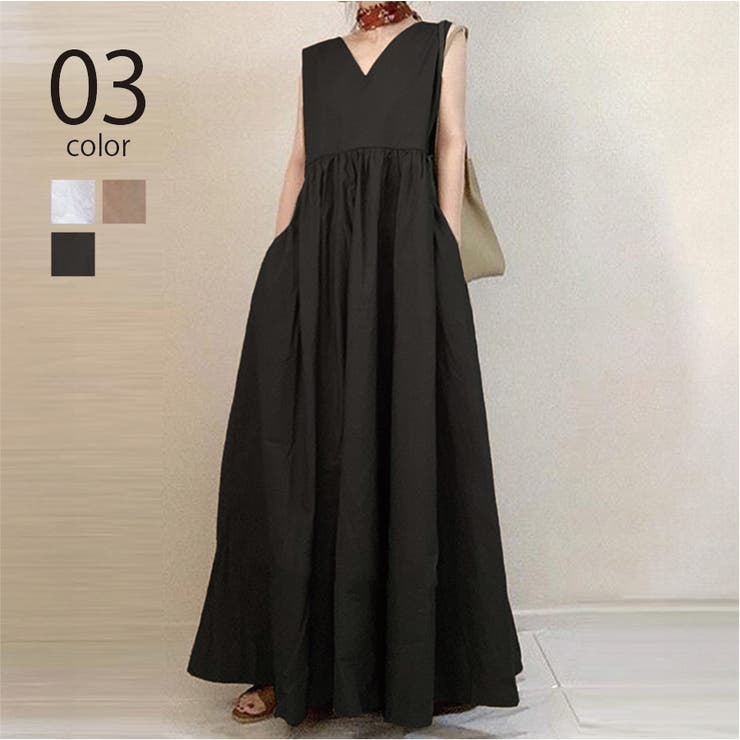 【SETUP7】ブロードライクAラインワンピース SCCH70 | SETUP7【WOMEN】 | 詳細画像1 