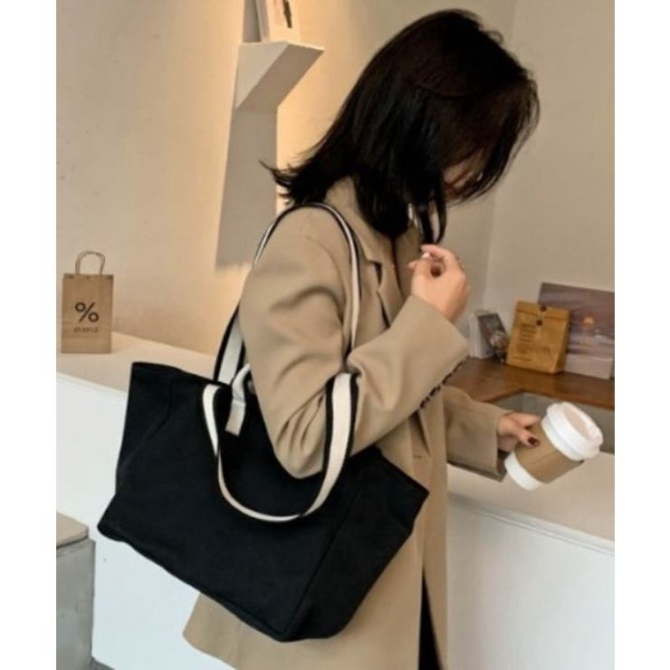 ブラック | 【SETUP7】2WAYキャンバストートバッグ KNF | SETUP7【WOMEN】