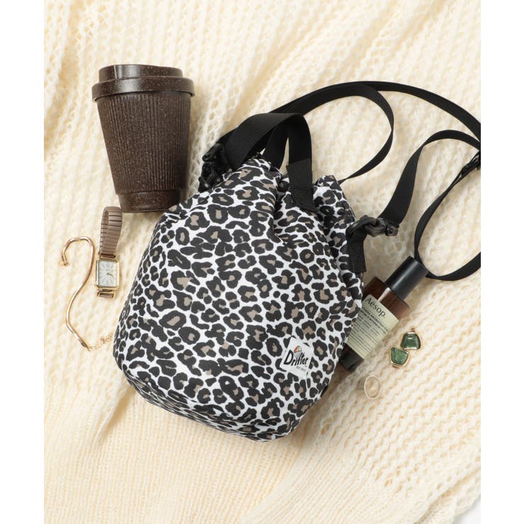 DRAWSTRING POUCH ドリフター円マチドローストリングショルダー