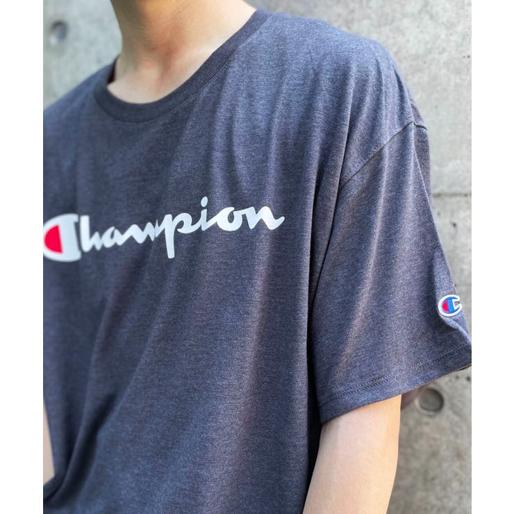 チャンピオン champion Tシャツ 半袖 濃いグレー L メンズ 古着 - トップス