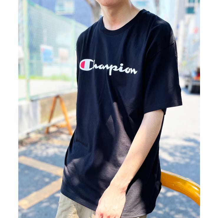 Champion】フロントロゴTEEシャツ チャンピオン半袖Tシャツ[品番 