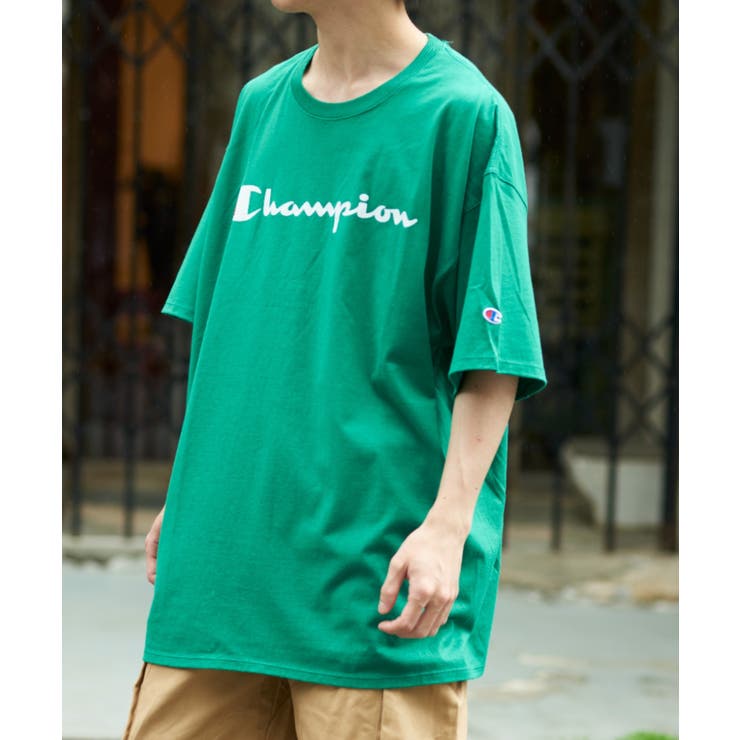 Champion】フロントロゴTEEシャツ チャンピオン半袖Tシャツ[品番 