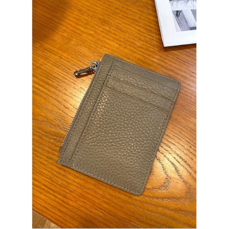 グレー | 【MAISON BREEZE】リアルレザー薄マチスマートウォレット KNF | SETUP7【WOMEN】