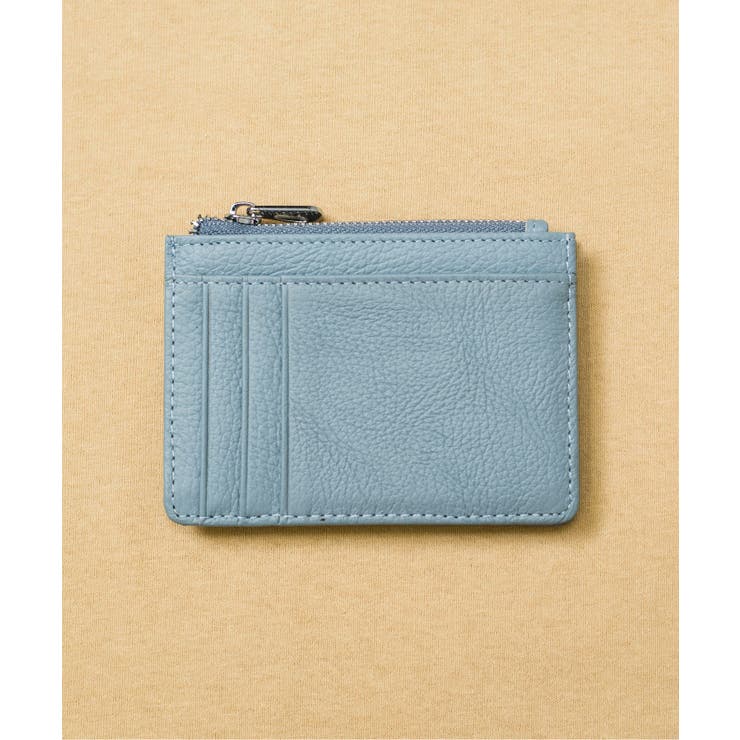 サックスブルー | 【MAISON BREEZE】リアルレザー薄マチスマートウォレット KNF | SETUP7【WOMEN】