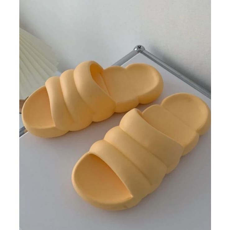 イエロー | 【SETUP7】やわらか厚底ルームスリッパ JIP | SETUP7【WOMEN】