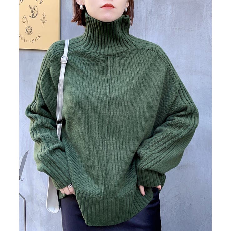 グリーン系その他2 | 【SETUP7】タートルネックセーター SCCH35 | SETUP7【WOMEN】