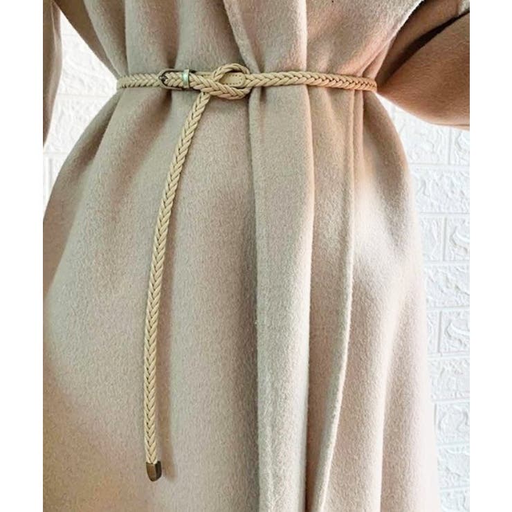 ベージュ | 【SETUP7】リアルレザーメッシュベルト KNF | SETUP7【WOMEN】