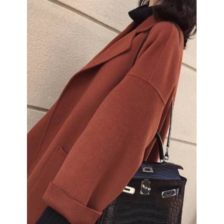 【SETUP7】ミッドレングスベルト付きウールライクガウンコート SCCH35 | SETUP7【WOMEN】 | 詳細画像7 