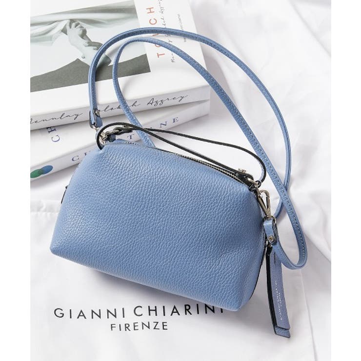 ネイビー】【GIANNI CHIARINI】ALIFA S 2WAY レザーバッグ[品番