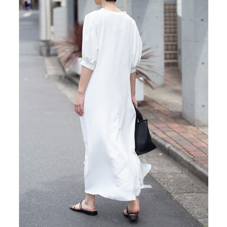 【SETUP7】SPECIALラウンドネックパフスリーブワンピース | SETUP7【WOMEN】 | 詳細画像13 