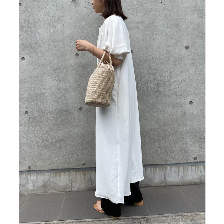 【SETUP7】SPECIALラウンドネックパフスリーブワンピース | SETUP7【WOMEN】 | 詳細画像16 