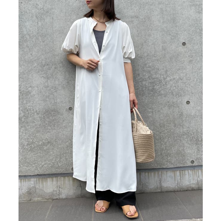 【SETUP7】SPECIALラウンドネックパフスリーブワンピース | SETUP7【WOMEN】 | 詳細画像17 