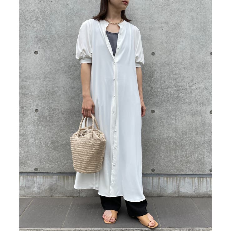 【SETUP7】SPECIALラウンドネックパフスリーブワンピース | SETUP7【WOMEN】 | 詳細画像19 