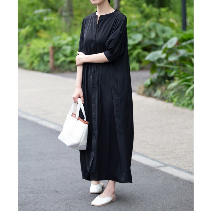 【SETUP7】SPECIALラウンドネックパフスリーブワンピース | SETUP7【WOMEN】 | 詳細画像2 