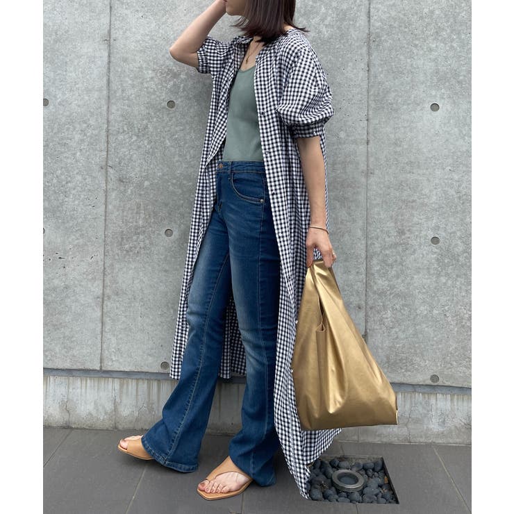 【SETUP7】SPECIALラウンドネックパフスリーブワンピース | SETUP7【WOMEN】 | 詳細画像36 