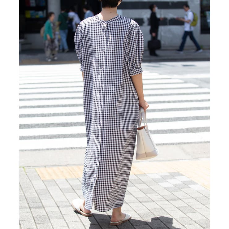 【SETUP7】SPECIALラウンドネックパフスリーブワンピース | SETUP7【WOMEN】 | 詳細画像42 