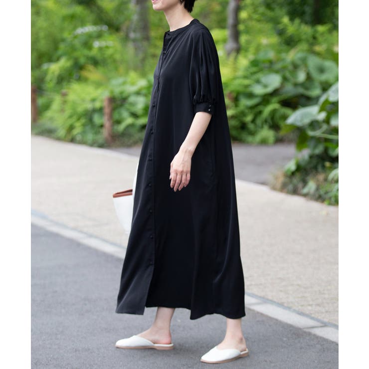 【SETUP7】SPECIALラウンドネックパフスリーブワンピース | SETUP7【WOMEN】 | 詳細画像5 